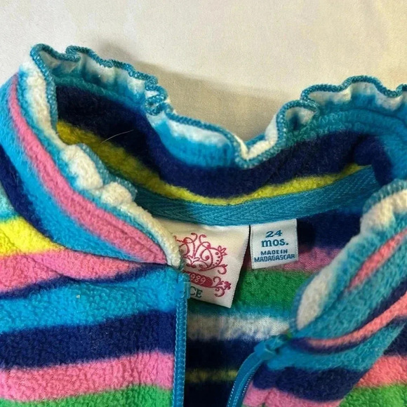 The Children's Place - pullover fleece sweater/jacket. Size 24 months - Picture 2 of 3